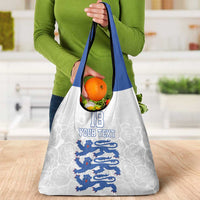 Custom England Fooball Grocery Bag The Three Lions Blue Version