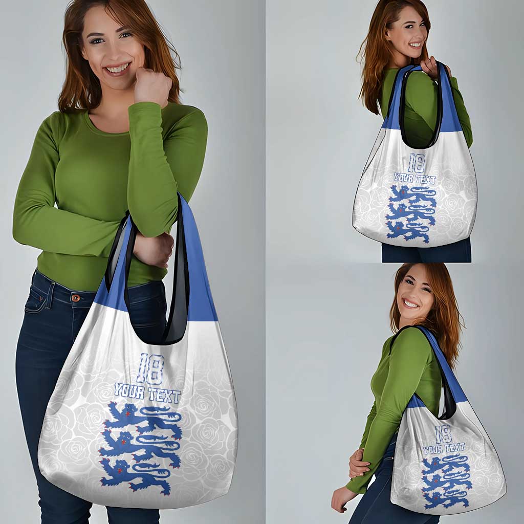 Custom England Fooball Grocery Bag The Three Lions Blue Version