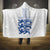 Custom England Fooball Hooded Blanket The Three Lions Blue Version