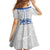 Custom England Fooball Kid Short Sleeve Dress The Three Lions Blue Version