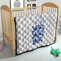 Custom England Fooball Quilt The Three Lions Blue Version