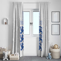 Custom England Fooball Window Curtain The Three Lions Blue Version