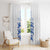 Custom England Fooball Window Curtain The Three Lions Blue Version