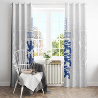 Custom England Fooball Window Curtain The Three Lions Blue Version