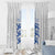 Custom England Fooball Window Curtain The Three Lions Blue Version
