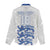 Custom England Fooball Women Casual Shirt The Three Lions Blue Version