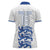 Custom England Fooball Women Polo Shirt The Three Lions Blue Version