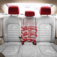 Custom England Fooball Back Car Seat Cover The Three Lions Red Version