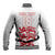 Custom England Fooball Baseball Jacket The Three Lions Red Version
