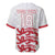 Custom England Fooball Baseball Jersey The Three Lions Red Version