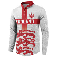Custom England Fooball Button Sweatshirt The Three Lions Red Version