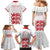 Custom England Fooball Family Matching Mermaid Dress and Hawaiian Shirt The Three Lions Red Version