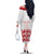 Custom England Fooball Family Matching Off The Shoulder Long Sleeve Dress and Hawaiian Shirt The Three Lions Red Version