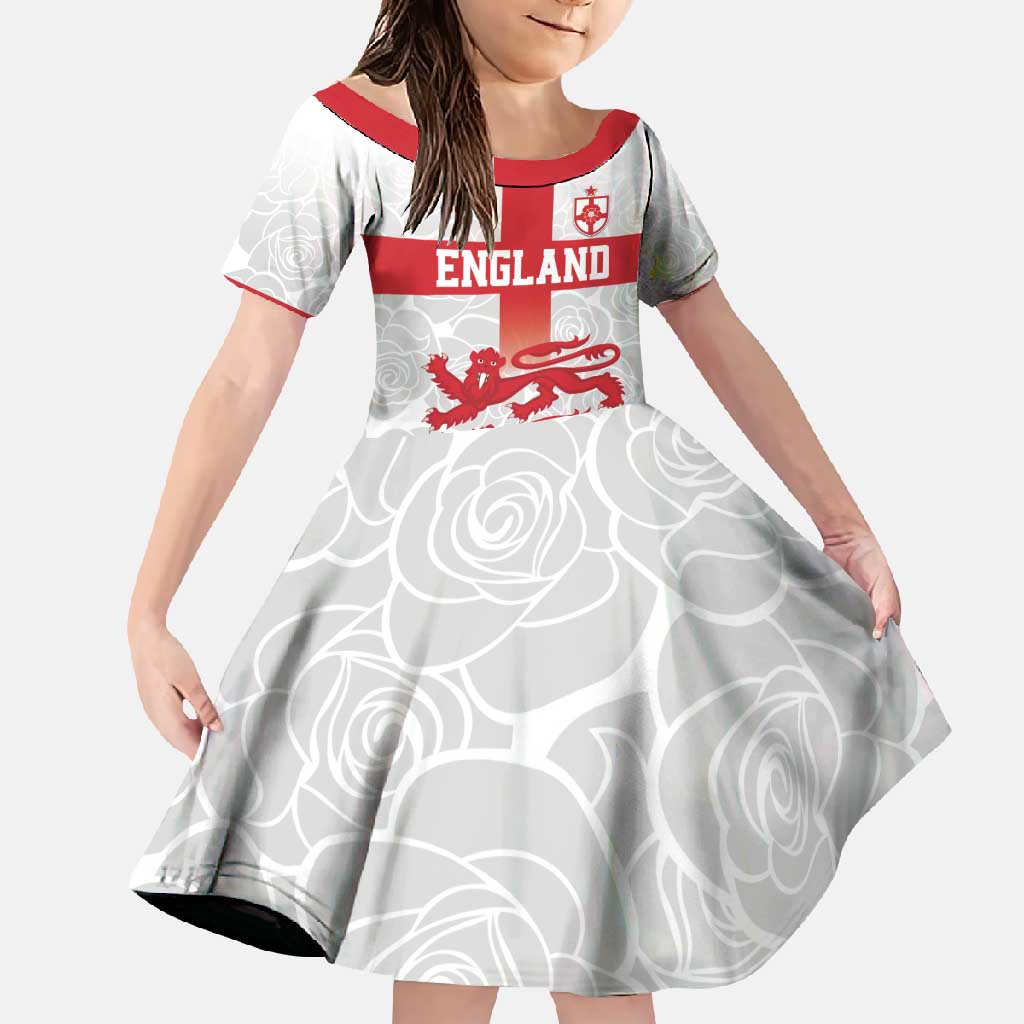 Custom England Fooball Family Matching Summer Maxi Dress and Hawaiian Shirt The Three Lions Red Version