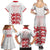 Custom England Fooball Family Matching Summer Maxi Dress and Hawaiian Shirt The Three Lions Red Version