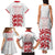 Custom England Fooball Family Matching Tank Maxi Dress and Hawaiian Shirt The Three Lions Red Version