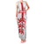 Custom England Fooball Family Matching Tank Maxi Dress and Hawaiian Shirt The Three Lions Red Version