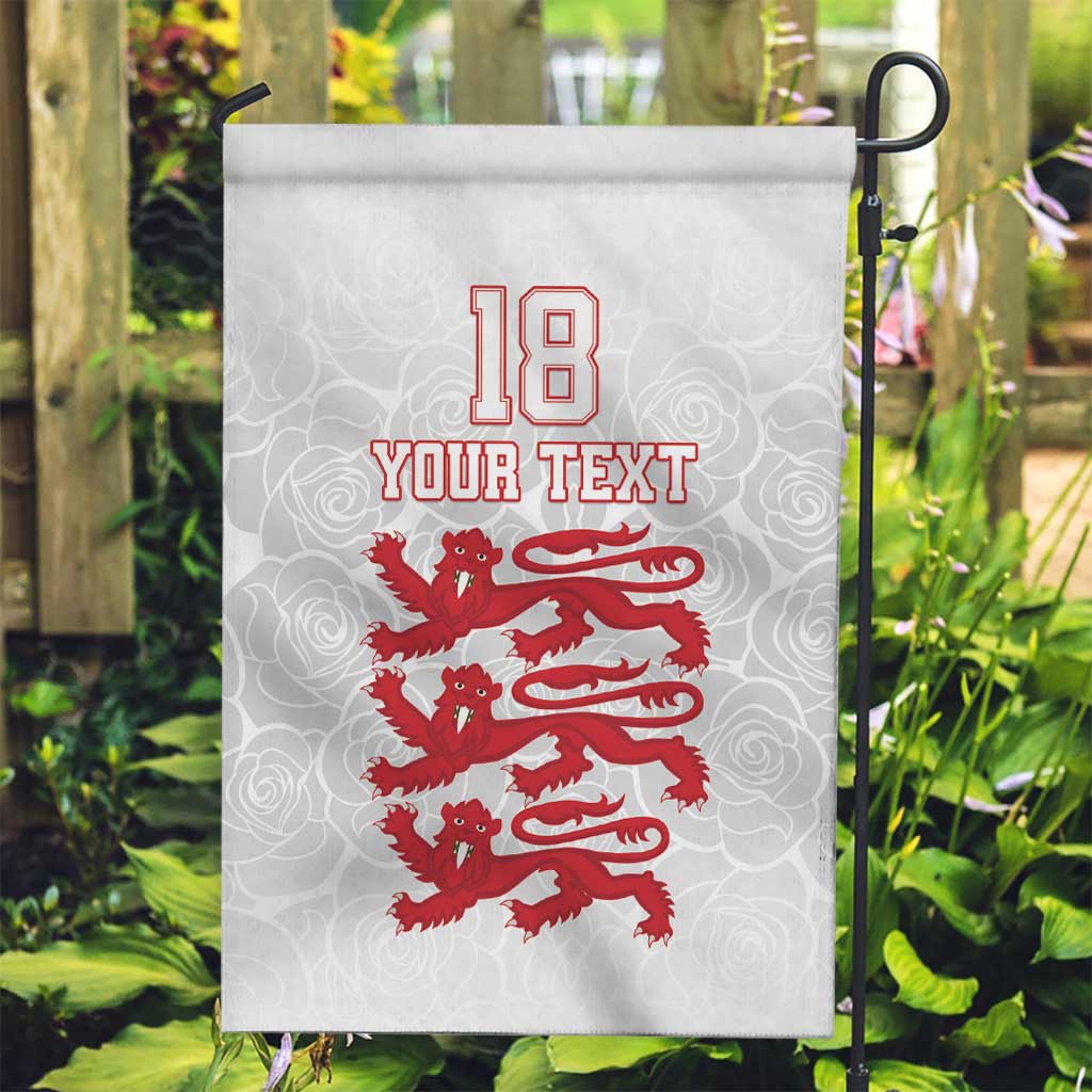 Custom England Fooball Garden Flag The Three Lions Red Version