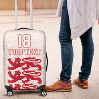 Custom England Fooball Luggage Cover The Three Lions Red Version