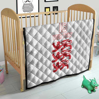 Custom England Fooball Quilt The Three Lions Red Version