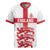 Custom England Fooball Rugby Jersey The Three Lions Red Version