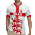 Custom England Fooball Rugby Jersey The Three Lions Red Version