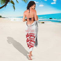 Custom England Fooball Sarong The Three Lions Red Version
