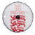 Custom England Fooball Spare Tire Cover The Three Lions Red Version