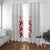 Custom England Fooball Window Curtain The Three Lions Red Version