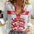 Custom England Fooball Women Casual Shirt The Three Lions Red Version