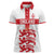 Custom England Fooball Women Polo Shirt The Three Lions Red Version
