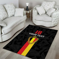 Custom Belgium Football Area Rug De Rode Duivels