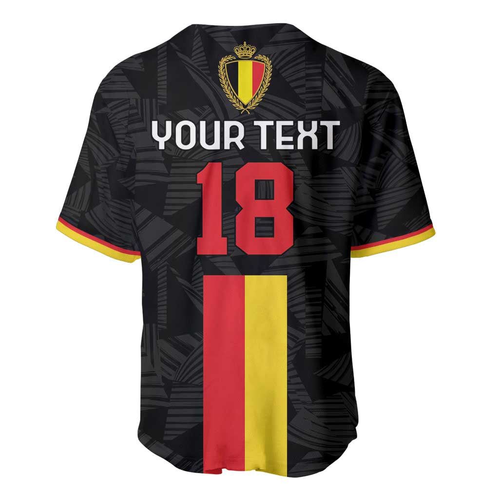Custom Belgium Football Baseball Jersey De Rode Duivels