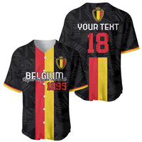 Custom Belgium Football Baseball Jersey De Rode Duivels