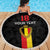 Custom Belgium Football Beach Blanket De Rode Duivels