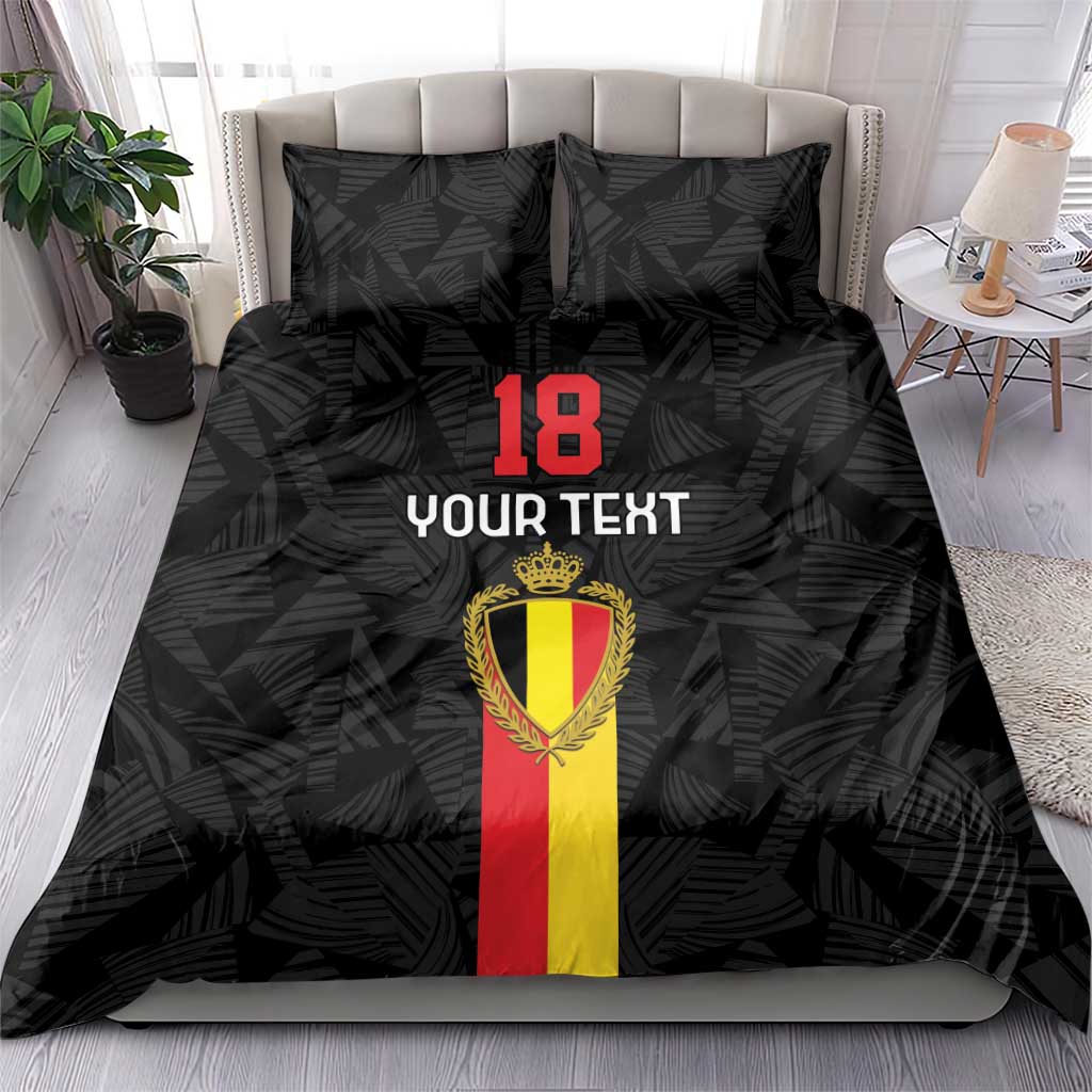 Custom Belgium Football Bedding Set De Rode Duivels