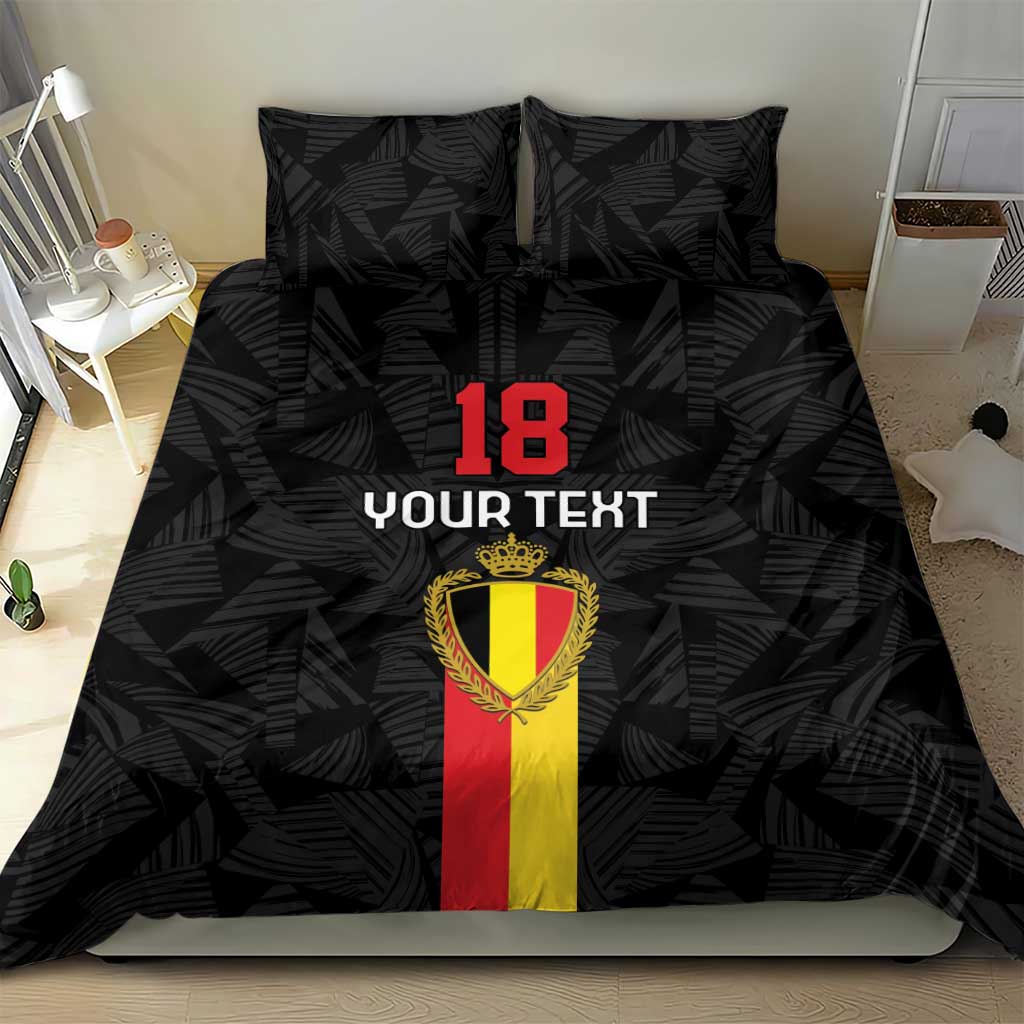 Custom Belgium Football Bedding Set De Rode Duivels