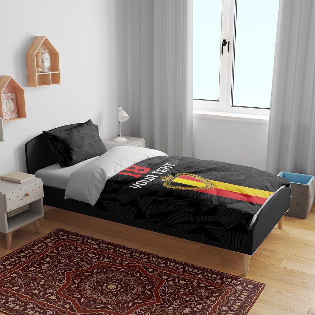 Custom Belgium Football Bedding Set De Rode Duivels