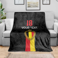 Custom Belgium Football Blanket De Rode Duivels