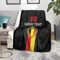 Custom Belgium Football Blanket De Rode Duivels