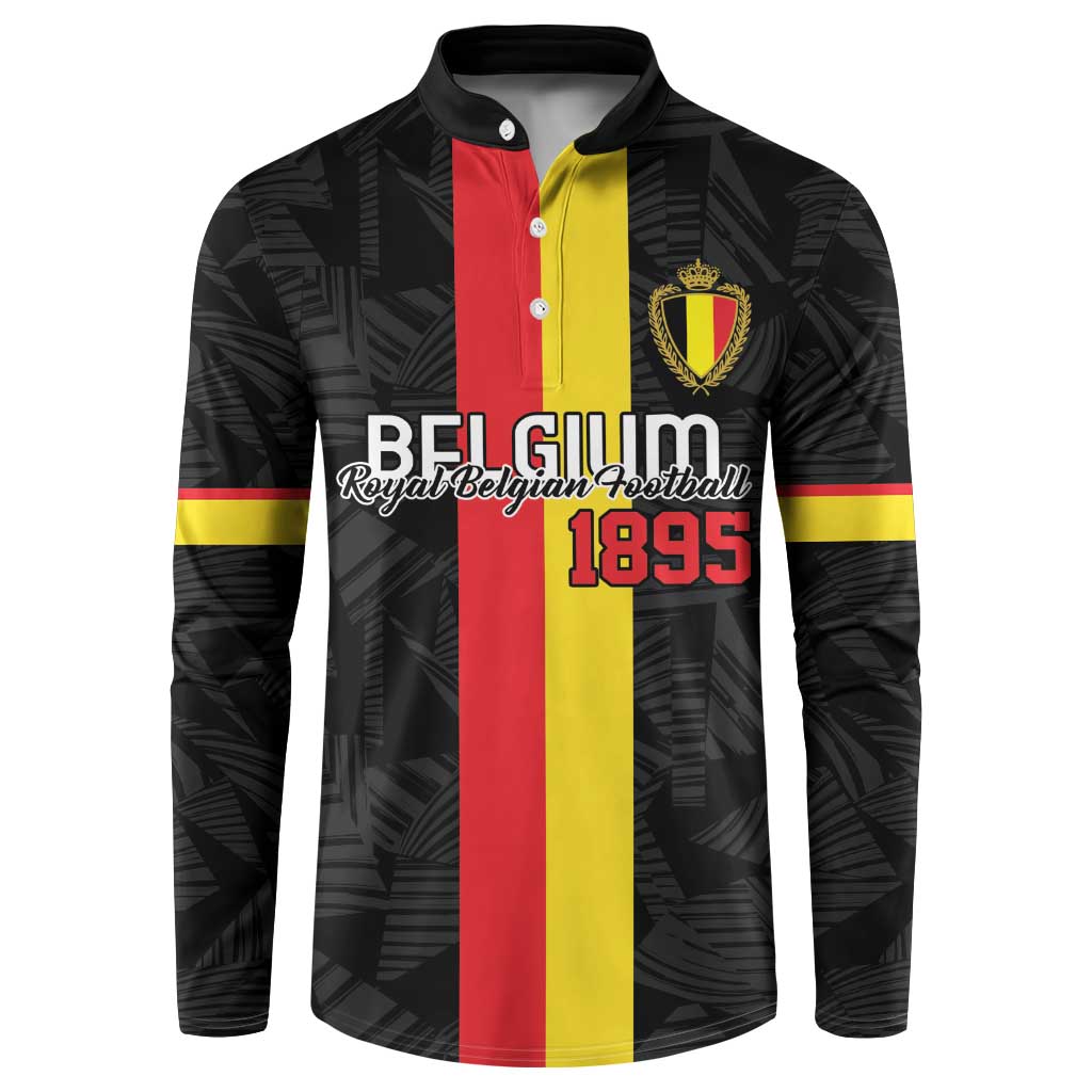 Custom Belgium Football Button Sweatshirt De Rode Duivels