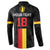 Custom Belgium Football Button Sweatshirt De Rode Duivels