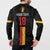 Custom Belgium Football Button Sweatshirt De Rode Duivels