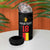 Custom Belgium Football 4 in 1 Can Cooler Tumbler De Rode Duivels