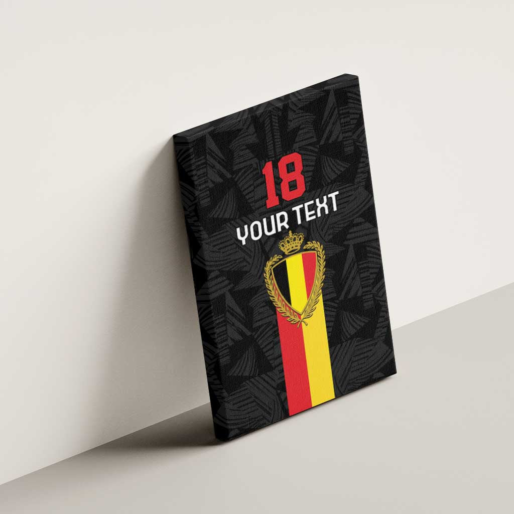 Custom Belgium Football Canvas Wall Art De Rode Duivels
