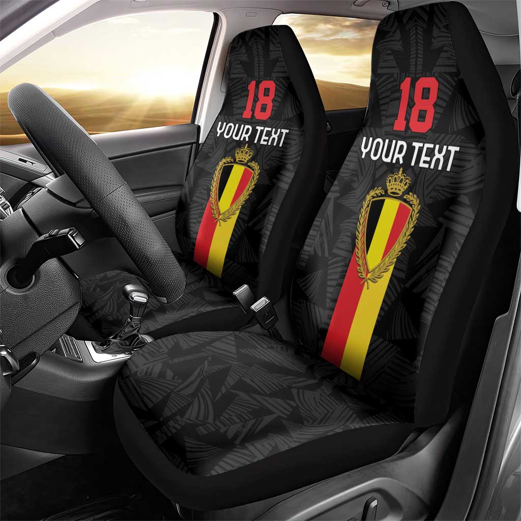 Custom Belgium Football Car Seat Cover De Rode Duivels