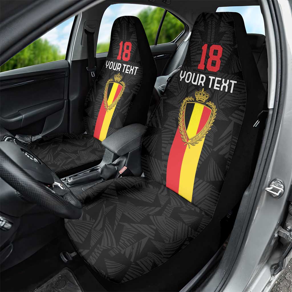Custom Belgium Football Car Seat Cover De Rode Duivels