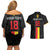 Custom Belgium Football Couples Matching Off Shoulder Short Dress and Hawaiian Shirt De Rode Duivels