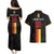 Custom Belgium Football Couples Matching Puletasi and Hawaiian Shirt De Rode Duivels