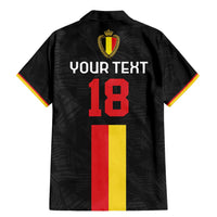 Custom Belgium Football Family Matching Mermaid Dress and Hawaiian Shirt De Rode Duivels